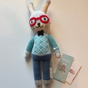 Handmade Knit Cuddle + Kind Benedict the Bunny